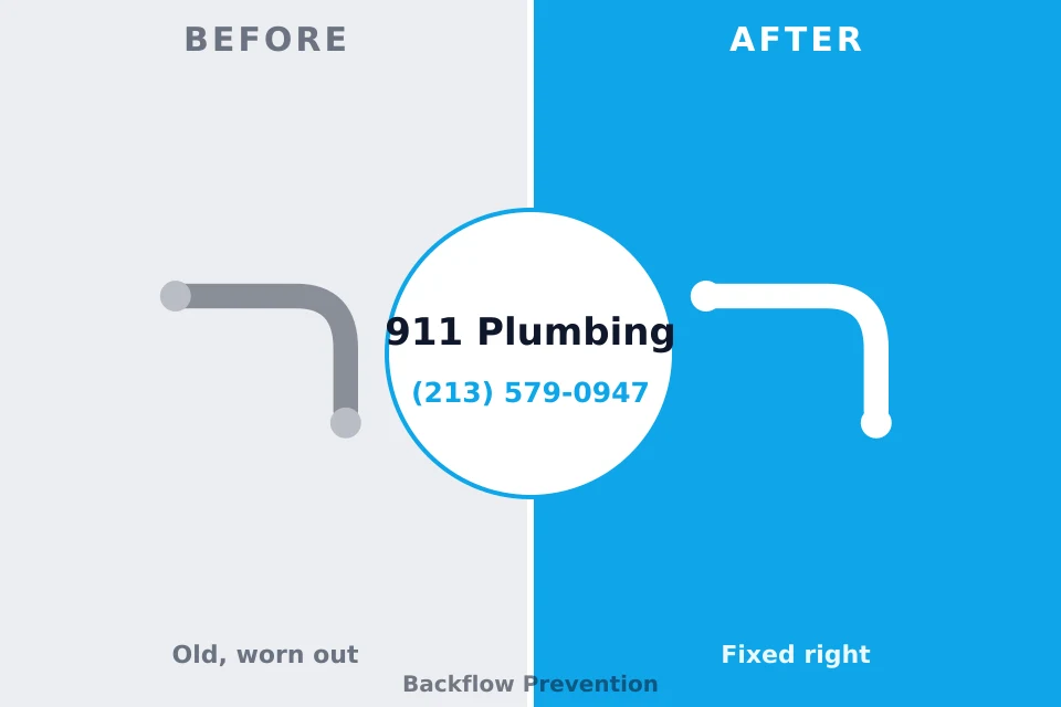 Before and after: plumbing repair Calico Rock, AR